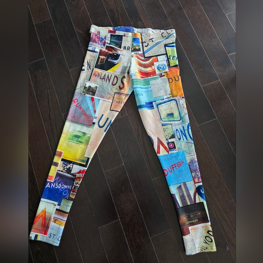 One of a kind Toronto Subway TTC Graphic Leggings